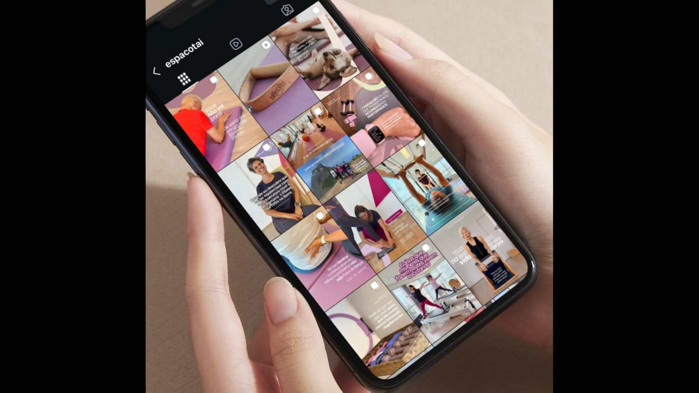 Feed de Instagram do Espaço T'ai